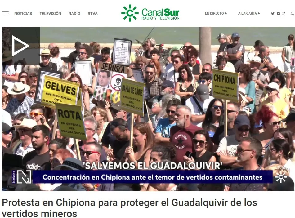 Concentración en Chipiona: Repercusión en Medios